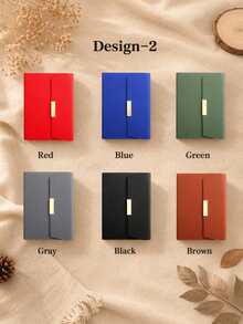 Personalized Leather Notebook Set - Notebook And Pen Set - Ideal Gift For New Job Or Teacher - Perfect Office Supplies And Stationery Gift - Travel Size Notebook Optional - Notebook Gift Box Set School Supplies, Thoughtful Gift, Replaceable Notebook - Multicolor - View 10