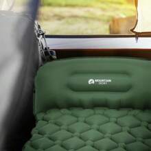 Single Person Inflatable Travel Mattress, Outdoor Camping Inflatable Mattress - Army Green - View 2