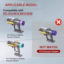 ENSSU 升級版集塵桶：相容於 V11、V15、SV14、SV15、SV22 吸塵器集塵盒 - 查看 5