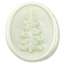20pcs/Pack 3D Pine Tree Pattern Wax Seal Stickers, Self-Adhesive Gift Wedding Invitation Envelope Seal Stickers, Light Green - 3D Pine Tree - Light Green - View 5
