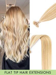 Flat Head Keratin Hair Extensions 12-24 Inches Invisible F-Head Human Hair Extensions High Quality Natural Look Suitable For Fine Hair Wedding Daily Party Use Human Straight Hair Extensions - Multicolor - View 30