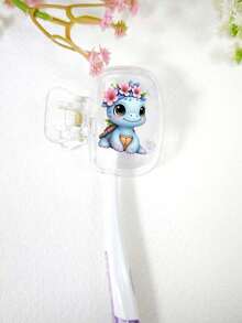 Portable Toothbrush Case - Cute Duck & Turtle Pattern | Travel Toothbrush Storage Box | Dust-Proof Toothbrush Protective Cover | Portable Brush Head Protector Clip | Toothbrush Storage Clip | Protects Brush Head, Lightweight & Easy To Carry | Perfect Gift For Loved Ones, Friends, Teachers & Travel Enthusiasts | Home & Dorm Essential | Practical Back To School Item - Multicolor - View 15