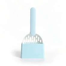 Cat Litter Scoop Plastic Cat Litter Scoop With Base Self-Cleaning Cat Litter Box Scoop Kitten Toilet Cleaning Tool Cat Supplies - Multicolor - View 8