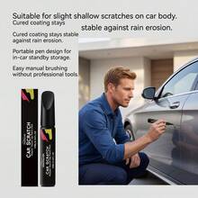 Black Car Scratch Repair Paint Pen, Car Scratch Removal Pen, Waterproof & Rust-Proof Car Paint Repair Tool, Suitable For Minor Scratches, Marks, Etc., For Car Body Surface Maintenance And Car Paint Care - Car Scratch Touch-up Paint Pen 10ml - View 8