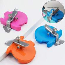 New Small Round Magnetic Sewing Machine Guide Ruler, Universal Multi-Function Adjustable Edge Guide, Small Round Magnet Straight Stitch Presser Foot Auxiliary Accessory, Prevents Fabric Curling, Used For Lockstitch Sewing, Quilting And DIY Sewing Project Edge Alignment Tool - Fixed Rules - View 3