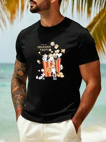 T-shirts för män - Svart - Visa 1