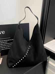 Bolso de hombro para mujer, nuevo diseño de moda, elegante y con estilo - Negro 3 - Ver 2