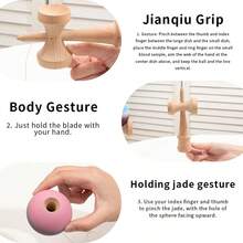 1pc Random Color Kendama Skill Ball For Teens And Adults, Competitive Outdoor Toy Ball, Stress Relief Sports Toy, Outdoor Exercise Toy For Seniors, Dementia Prevention Toy - Multicolor - View 3
