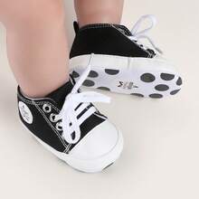 Infant Walking Shoes, Infant Canvas Shoes, Pre-Walker Shoes, Indoor & Outdoor, Spring & Summer, Autumn & Winter - Black - View 11