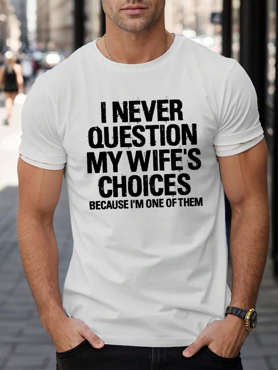 Camiseta de Manga Corta para Hombre, Top de Verano - Blanco - Ver 1