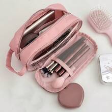 1 Large Capacity Waterproof Makeup Bag – Portable Travel Cosmetic Storage Bag With Multiple Compartments.Pencil Pouch(All-Season Back To School Supplies)Note: Medium And Small Sizes Are Single-Layer - View 20
