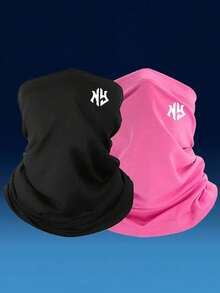 1pc/2pcs/3pcs Unisex Solid Color Versatile Sports Breathable Sun Protection Mask, Elastic Sweat-Absorbing Balaclava, Suitable For Daily Outings, Hiking, Climbing, Etc. - Multicolor - View 7