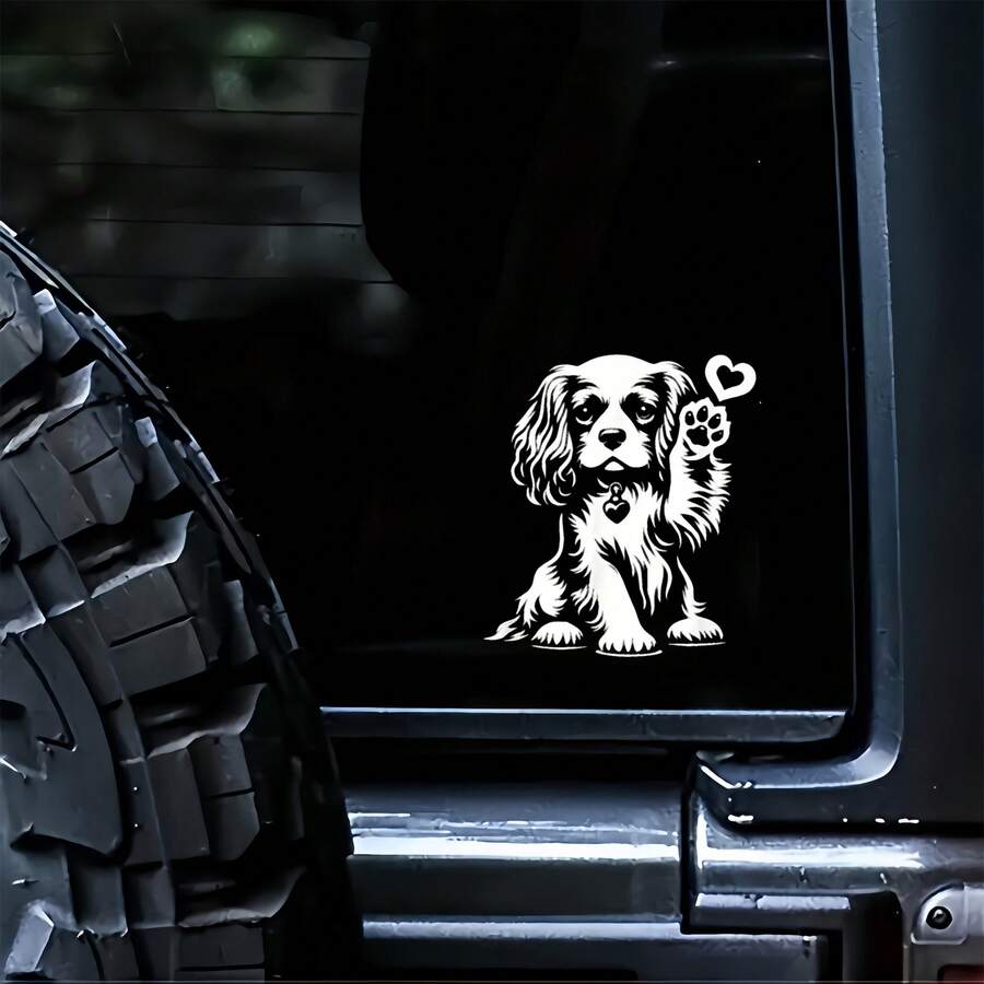 1pc Cartoon Pattern UV Transfer Sticker, Suitable For Cars, Motorcycles And Laptops - A - View 1