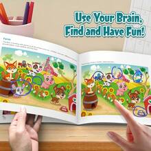 Find The Differences Puzzle Buch – Vergleichen & Suchen Spiele, unterhaltsame illustrierte Szenen, verbessert Aufmerksamkeit, Detailwahrnehmung und Logikfähigkeiten - Finde die Unterschiede! - Übersicht 6