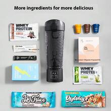 Portable Electric Stirring Cup, Type-C Charging (1300mAh Lithium Battery), LED Display, Multi-Speed Adjustment, Suitable For Cold And Hot Beverages, One-Click Motor Detachment, Easy To Clean, Ideal For Mixing Coffee, Milk, Milkshake, Soy Milk, Etc. - Multicolor - View 8