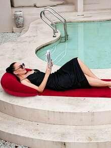 Outdoor Inflatable Pad, Easy To Fold And Portable, Simple To Use. Suitable For Beach Parties. Outdoor Inflatable Pillow Pad, Thick Plush Surface, Foldable And Portable, Can Be Used For Yard And Swimming Pool, Vacation Inflatable Pad, Camping Equipment - Multicolor - View 16