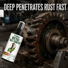 Spray Removedor y Protector de Óxido Metálico - Inhibidor de Corrosión de Uso Pesado, Fórmula de Acción Rápida, Adecuado para Autos, Camiones, Bicicletas, Superficies Metálicas - Larga Duración, Prevención de Óxido y Protección de Superficies, Removedor de Óxido Metálico - 40 ml - Ver 1