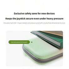 UGREEN Switch2 Lightweight Travel Case, Drop-Proof And Pressure-Resistant Semi-Hard Shell Protective Cover, With Built-In Handle And Fleece Lining, Black And Pink Gradient For A Unique Look, Easily Fits Into A Backpack For Business Trips And Commutes. - View 6