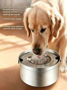 Floating Stainless Steel Pet Water Bowl With Anti-Spill And Anti-Splash Design For Dogs And Cats - 1.2L - View 8