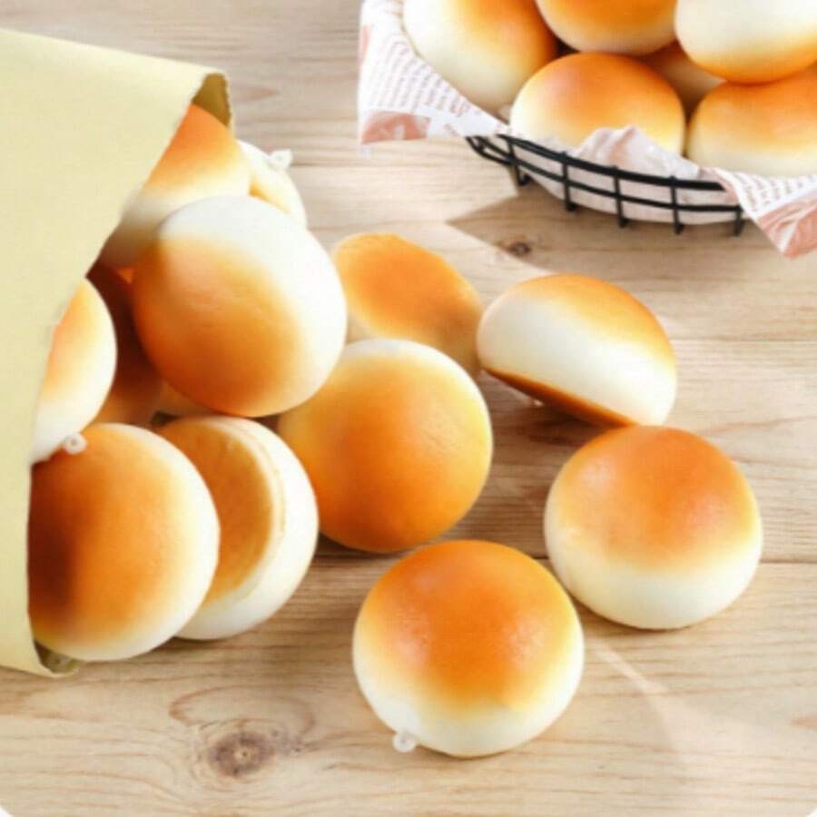 Kids Children Bread Squishy Toy Slow Rebound Fidget Stress Relief Simulation Food Novelty Gift
