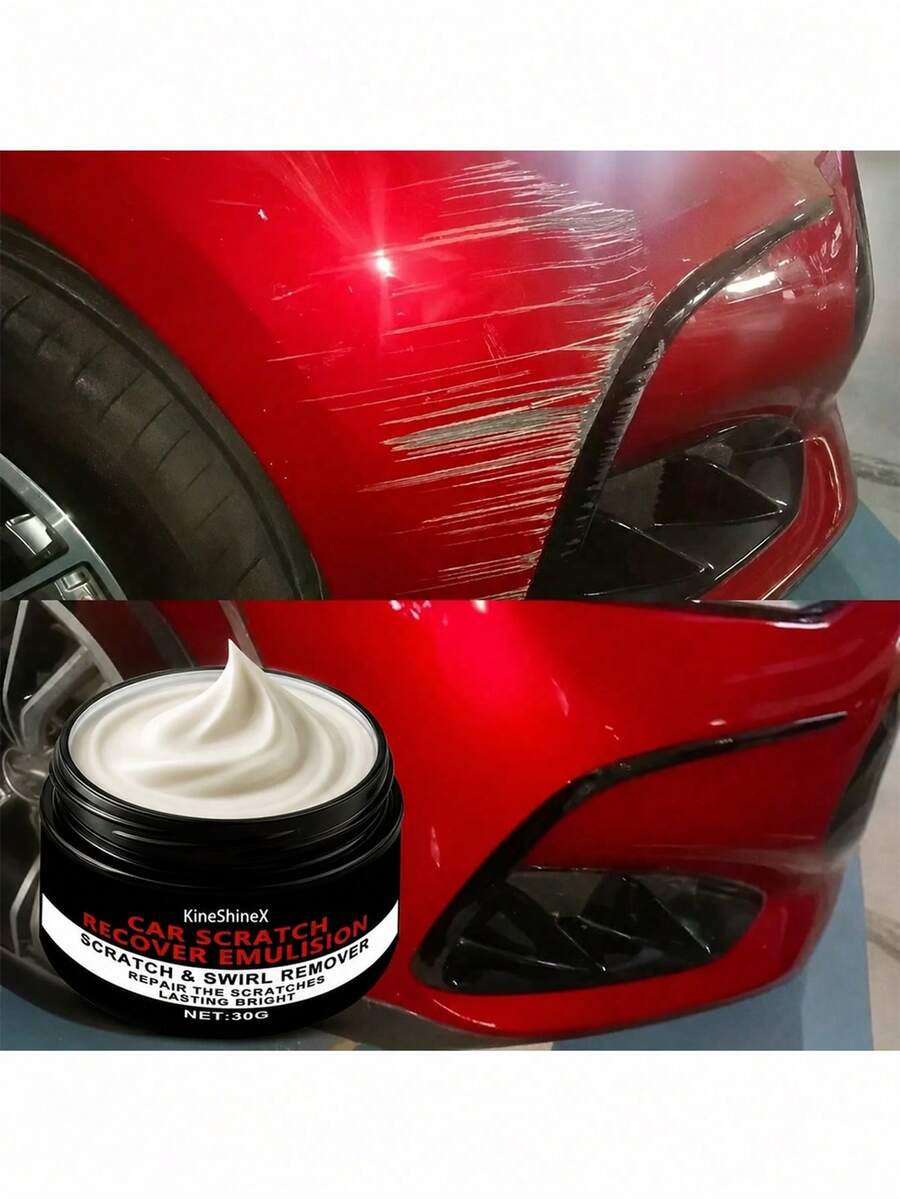 KineShineX Car, Motorcycle, Electric Vehicle And Truck Scratch Repair Paste, Car Scratch Repair Agent, Car Polishing And Repair Paste, Car Paint Wax, Car Accessories, Holiday And Birthday Gifts, Make Your Car Look Brand New, Essential Car Care Tool Set