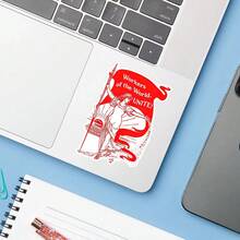1PC Vintage Retro Labor Union Sticker, Historical Solidarity Quote Vinyl Decal For Laptop Water Bottle Notebook, Waterproof Slogan Decal Sticker, Aesthetic Stationery Scrapbook Accessories Gift For Friends - S2429 - View 5