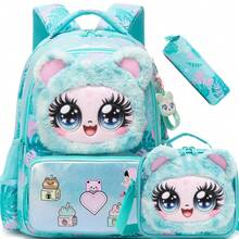 Girls Backpack Set With Lunch Box And Pencil Case 3PCS School Bag For Class Trips And Back To School - 227 Girls' Backpack - View 12