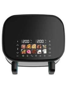 Cecotec Airfryer 10L: Grill & Plancha 3-in-1, Integrierter Smoker, Doppelte Heizung für gleichmäßiges Garen, Zwei 5,5L Fächer, 10 Menüs, 2800W Power, Gesundes Kochen - Verschiedenfarbig - Übersicht 4