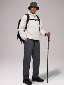 CZRLHYT 2pcs/Pack Men's Casual Sports Pants, Adjustable Drawstring Waist, Great Drape, Lightweight Summer Home And Outdoor Wear - Multicolor - View 2