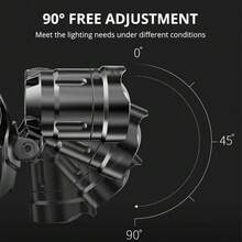 High Power Long Range LED Headlight Telescopic Zoom Headlamp Fishing Light Camping Flashlight - Star - View 6