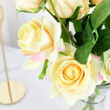 Rayon Real Flannel Rose Decoration DIY Wedding Party Home Office Decor And Table Centerpieces - Multicolor - View 4