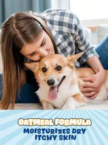 Pet Waterless Shampoo Foam 2.03 Fl Oz No-Rinse Dry Shampoo Mousse, Suitable For Dogs And Cats, Contains Oat, Soothes Itchy Sensitive Skin, Relieves Dryness, Deodorizes And Controls Odor, Alcohol-Free - 60ml - View 6