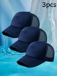 1 pieza Gorra de béisbol de mujer de malla de dos colores transpirable - Multicolor - Ver 56