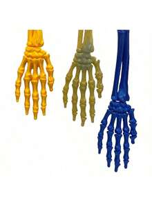 5pcs/Set 3D Printed Halloween Decorations, Christmas Decorations, Movable Joint Creative Collectible Figurines, Toys, New Year Gifts - Skeleton Hand - View 3