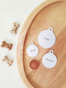 Macaron Color Striped Pet ID Tag, Cute Macaron Color Dog Name Tag, Customized Striped Cat ID Pendant - Multicolor - View 5