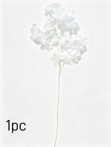 1pc Artificial Flower, Fake Flower, DIY Bouquet, Wedding Home Decor Arrangement, Without Vase, Fake Plant, Autumn Decoration, Room, Desk, Garden Decor, Room Decor Supplies, Garden Decor, Wedding Decoration Flowers, Garden Accessories Summer, Artificial Flowers Outdoor In Pots, Room Decor Bedroom, - White - View 6