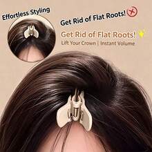 1/4pcs Hair Volumizing Clip For Roots Natural Fluffy Hair Root Lifting Clips Duckbill Styling Clips High Crown Hair Tools For Women Flat Hair Solution - Multicolor - View 4