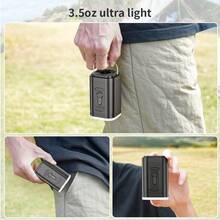 Portable Rechargeable Air Pump, 3-In-1 Inflator & Deflator Pump, LED Light, 5 Nozzles, USB Charging, ABS Material, Camping Essential - Many - View 7