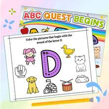 Uppercase And Lowercase Letter Practice Book - With Stroke Guidance For Tracing Uppercase And Lowercase Letters, Letter Pronunciation And Word Practice Activities, Clear Writing Lines For Daily Practice, Develop Writing Skills, Letter Recognition, Vocabulary And Early Reading Skills - Letter Practice - View 10