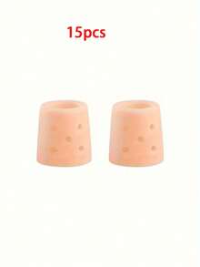 2/4/6/8/15pcs Silicone Toe Sleeves - Breathable Perforated Toe Caps For Running, Hiking, Skating And Dancing - Soft Elastic Hand-Washable Toe Covers, Nude Color, Finger/Toe Protectors, Toe Separators, Gifts For Parents - Multicolor - View 8
