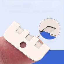 2/4/8pcs Heavy Duty Sewing Machine Thread Cutters - Industrial Grade Sharp Steel Blades, Durable Sewing Machine Presser Foot Accessory, Precise Cutting - Suitable For Cutting, Quilting, Garment Making And Fabric Crafts - Compatible With Home And Industrial Sewing Machines, Sturdy Construction, Long-Lasting - Presser Foot Wire Cutter - View 5
