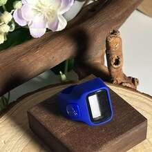 Soft Silicone Elastic Finger Ring Electronic Counter, Lightweight Portable One-Click Reset Manual Tally Counter, Macaron Multi-Color Options, Comfortable For Long Wear, Wearable Anti-Loss Portable Design, Universal Counting Tool For Prayer, Handicrafts, Sports And Multiple Scenarios - Multicolor - View 5