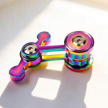 成人與青少年適用指尖玩具－感官紓壓旋轉器，安靜桌面指尖玩具，適合工作與旅行時專注使用 - 彩色 - 查看 4