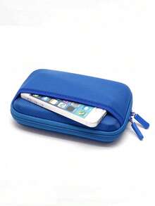 Portable Power Bank Data Cable USB Hard Drive Phone Storage Bag Shockproof Protective Cover Travel Carry Case For External Hard Disk Powerbank Organizer Pouch, External Hard Disk Hard Drive Case, Digital Accessories Multi-Use Compact Organizer Box - View 11