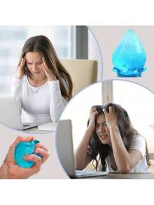 1pc Dreamy Glitter Teardrop Squishy Toy | Soft Slow Rebound Sensory Interactive Toy | Suitable For Children And Adults | Classroom Relaxation, Study Companion, Desktop Fun Interaction And Home Leisure Accessory | Back To School Surprise Gift | Classroom Reward Gift, Campus Exchange Gift, Birthday Party Favor | Soft Squeeze Toy | Sensory Toy | Desktop Companion Accessory - Multicolor - View 5