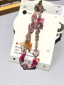 Camera Accessories Beaded Chain Camera Wrist Strap Cute Digital Camera Lanyard Phone Wrist Strap Lanyard Camera Phone Chain Suitable As A Gift - Multicolor - View 8
