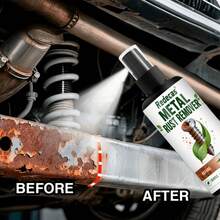Spray Removedor y Protector de Óxido Metálico - Inhibidor de Corrosión de Uso Pesado, Fórmula de Acción Rápida, Adecuado para Autos, Camiones, Bicicletas, Superficies Metálicas - Larga Duración, Prevención de Óxido y Protección de Superficies, Removedor de Óxido Metálico - 40 ml - Ver 5