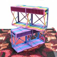 Gradient Color Interlocking Diamond Painting Drill Storage Rack, Multi-Compartment Storage Box For Diamond Painting Drill Bags And Tools - A - View 6