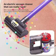 Children's Realistic Cleaning Toy Set, 3-In-1 Electric Vacuum Cleaner With Storage Rack, Mop, Broom, Dustpan, Spray Bottle Housework Tools Complete Set, Kids Cleaning And Sweeping Game Set, Role Play Props, Interactive Game Set, Suitable For Boys And Girls, Ideal Birthday Gift, Holiday Gift - Multicolor - View 4