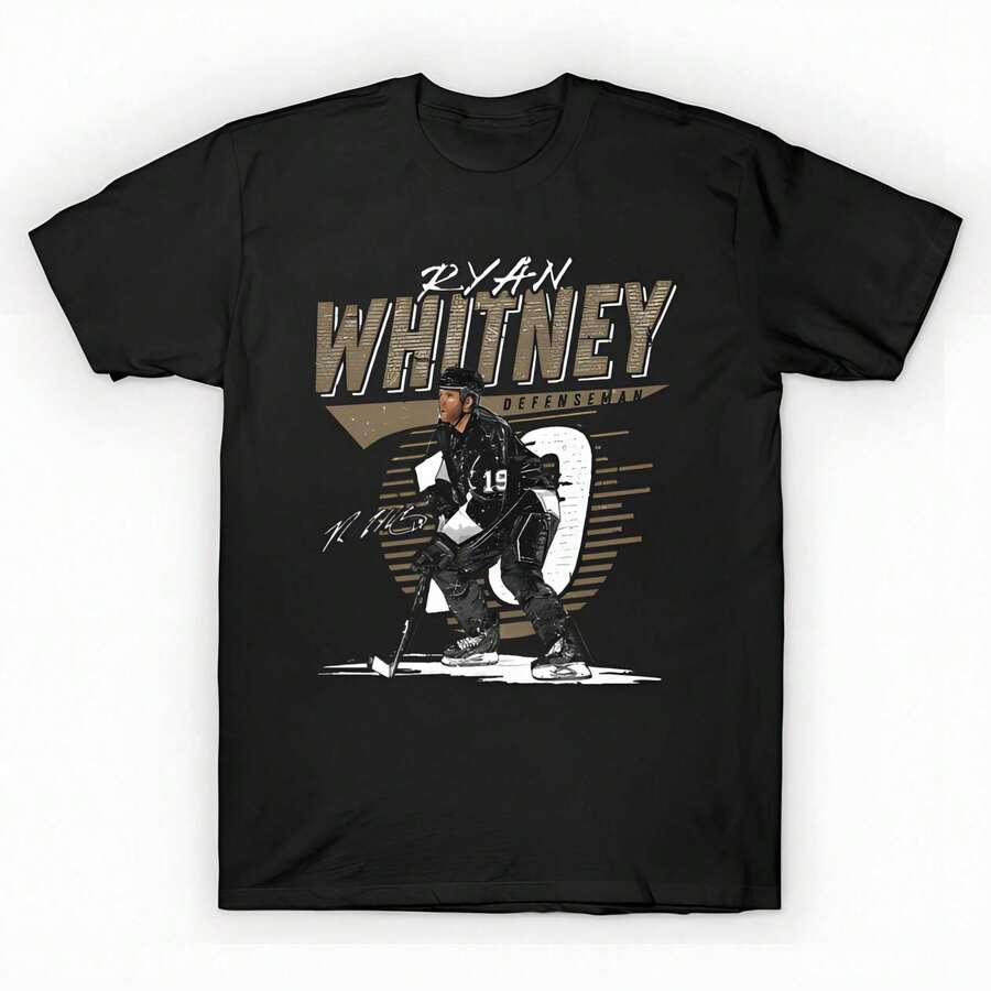Camiseta unisex 100% algodón 220g con estampado Ryan Whitney Comet. Tela suave, transpirable y duradera. - Negro - Ver 1